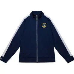 Men Mitchell & Ness Jackets & Outerwear-Flashback Track Jacket Los Angeles Galaxy
