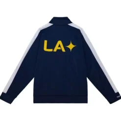 Men Mitchell & Ness Jackets & Outerwear-Flashback Track Jacket Los Angeles Galaxy