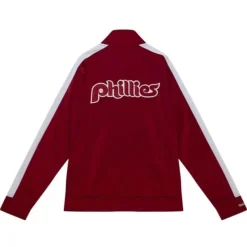 Men Mitchell & Ness Jackets & Outerwear-Flashback Track Jacket Philadelphia Phillies