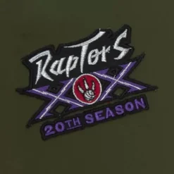 Men Mitchell & Ness Jackets & Outerwear-Flight Satin Bomber Jacket Toronto Raptors