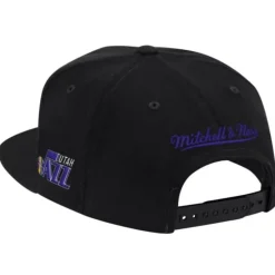 Mitchell & Ness Snapback-Foundation Script Snapback Hwc Utah Jazz