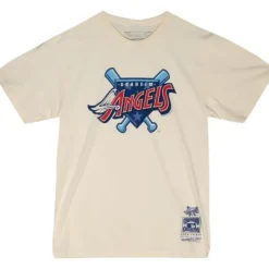 Men Mitchell & Ness T-Shirts & Tops-Freedom Tee Anaheim Angels