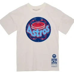 Men Mitchell & Ness T-Shirts & Tops-Freedom Tee Houston Astros