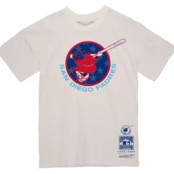 Men Mitchell & Ness T-Shirts & Tops-Freedom Tee San Diego Padres