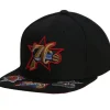 Mitchell & Ness Snapback-Front Face Snapback Hwc Philadelphia 76Ers
