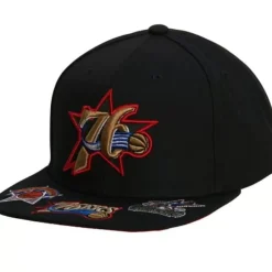 Mitchell & Ness Snapback-Front Face Snapback Hwc Philadelphia 76Ers