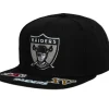 Mitchell & Ness Snapback-Front Face Snapback Oakland Raiders