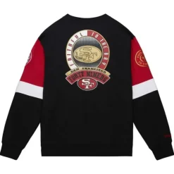 Men Mitchell & Ness Hoodies & Sweatshirts-Fttb All Over Crew 3.0 San Francisco 49Ers