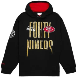 Men Mitchell & Ness Hoodies & Sweatshirts-Fttb Team Og Fleece Hoodie San Francisco 49Ers