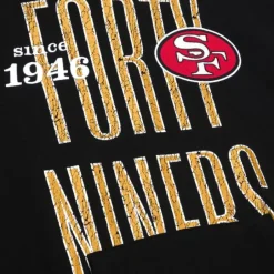 Men Mitchell & Ness Hoodies & Sweatshirts-Fttb Team Og Fleece Hoodie San Francisco 49Ers