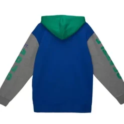 Men Mitchell & Ness Hoodies & Sweatshirts-Full Zip Fleece Seattle Seahawks