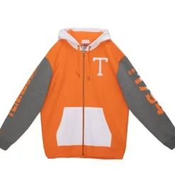 Men Mitchell & Ness Hoodies & Sweatshirts-Full Zip Fleece University Of Tennessee