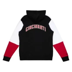 Men Mitchell & Ness Hoodies & Sweatshirts-Fusion Fleece 2.0 Cincinnati Reds