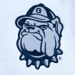 Men Mitchell & Ness Hoodies & Sweatshirts-Fusion Fleece 2.0 Georgetown University