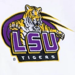 Men Mitchell & Ness Hoodies & Sweatshirts-Fusion Fleece 2.0 Louisiana State University