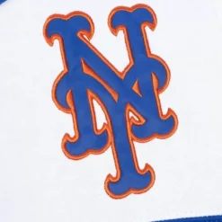 Men Mitchell & Ness Hoodies & Sweatshirts-Fusion Fleece 2.0 New York Mets