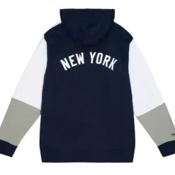 Men Mitchell & Ness Hoodies & Sweatshirts-Fusion Fleece 2.0 New York Yankees
