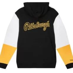Men Mitchell & Ness Hoodies & Sweatshirts-Fusion Fleece 2.0 Pittsburgh Pirates