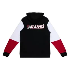 Men Mitchell & Ness Hoodies & Sweatshirts-Fusion Fleece 2.0 Portland Trail Blazers