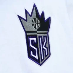 Men Mitchell & Ness Hoodies & Sweatshirts-Fusion Fleece 2.0 Sacramento Kings