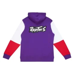 Men Mitchell & Ness Hoodies & Sweatshirts-Fusion Fleece 2.0 Toronto Raptors