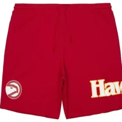 Men Mitchell & Ness Shorts-Game Day Ft Shorts Atlanta Hawks