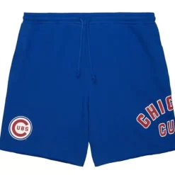 Men Mitchell & Ness Shorts-Game Day Ft Shorts Chicago Cubs