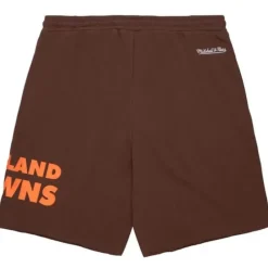 Men Mitchell & Ness Shorts-Game Day Ft Shorts Cleveland Browns