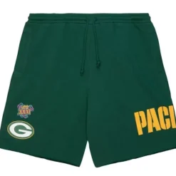 Men Mitchell & Ness Shorts-Game Day Ft Shorts Green Bay Packers