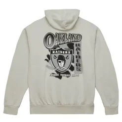Men Mitchell & Ness Hoodies & Sweatshirts-Game Day Hoodie Oakland Raiders