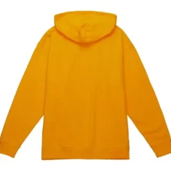 Men Mitchell & Ness Hoodies & Sweatshirts-Game Day Pattern Pullover Hoodie Golden State Warriors