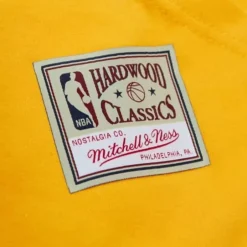 Men Mitchell & Ness Hoodies & Sweatshirts-Game Day Pattern Pullover Hoodie Golden State Warriors