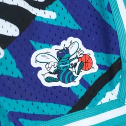 Men Mitchell & Ness Shorts-Game Day Pattern Short Charlotte Hornets