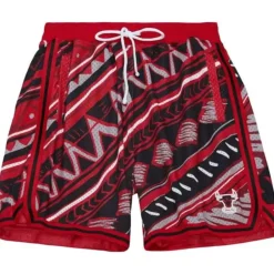 Men Mitchell & Ness Shorts-Game Day Pattern Short Chicago Bulls
