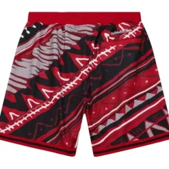 Men Mitchell & Ness Shorts-Game Day Pattern Short Chicago Bulls