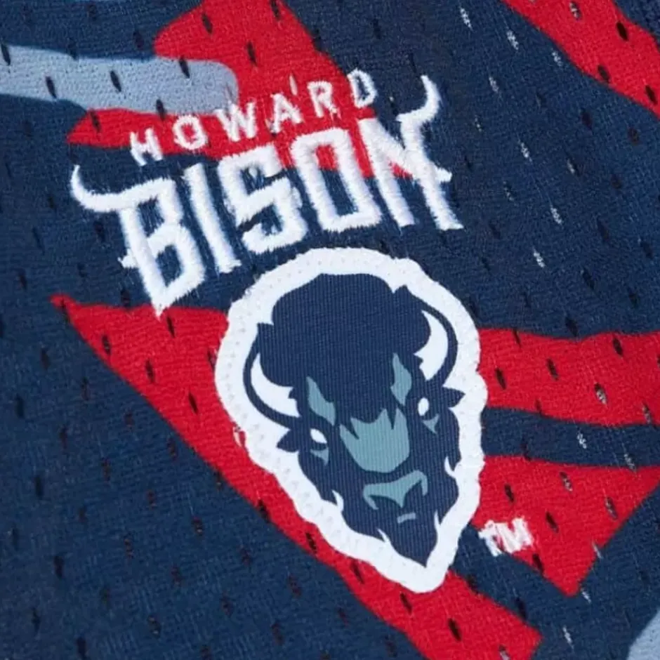 Men Mitchell & Ness Shorts-Game Day Pattern Short Howard University