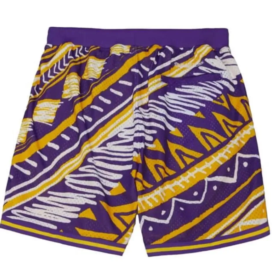 Men Mitchell & Ness Shorts-Game Day Pattern Short Louisiana State University