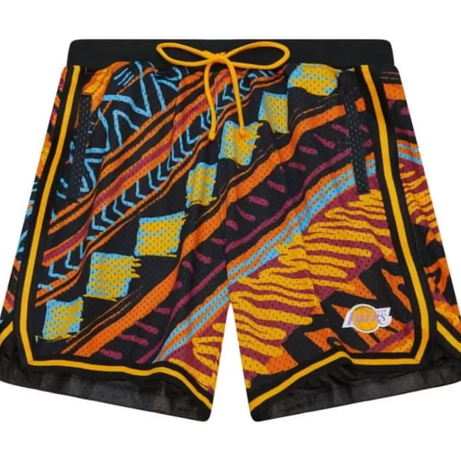 Men Mitchell & Ness Shorts-Game Day Pattern Short Los Angeles Lakers