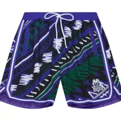 Men Mitchell & Ness Shorts-Game Day Pattern Short Milwaukee Bucks