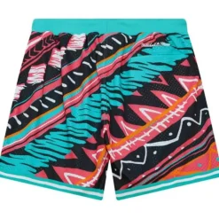 Men Mitchell & Ness Shorts-Game Day Pattern Short San Antonio Spurs