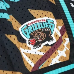 Men Mitchell & Ness Shorts-Game Day Pattern Short Vancouver Grizzlies