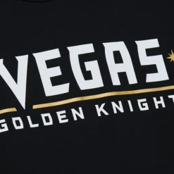 Men Mitchell & Ness Hoodies & Sweatshirts-Game Time Fleece Hoodie Current Logo Vegas Golden Knights
