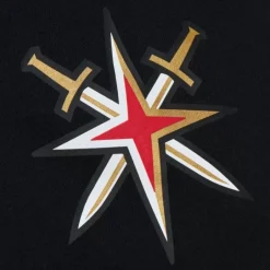 Men Mitchell & Ness Hoodies & Sweatshirts-Game Time Fleece Hoodie Current Logo Vegas Golden Knights