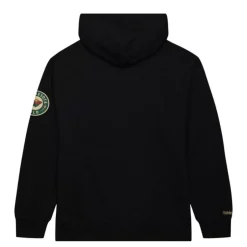 Men Mitchell & Ness Hoodies & Sweatshirts-Game Time Fleece Hoodie Current Logo Minnesota Wild
