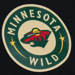 Men Mitchell & Ness Hoodies & Sweatshirts-Game Time Fleece Hoodie Current Logo Minnesota Wild