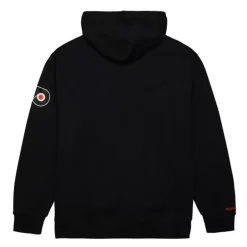 Men Mitchell & Ness Hoodies & Sweatshirts-Game Time Fleece Hoodie Current Logo Philadelphia Flyers