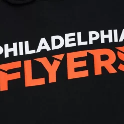 Men Mitchell & Ness Hoodies & Sweatshirts-Game Time Fleece Hoodie Current Logo Philadelphia Flyers