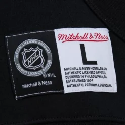 Men Mitchell & Ness Hoodies & Sweatshirts-Game Time Fleece Hoodie Current Logo Anaheim Ducks