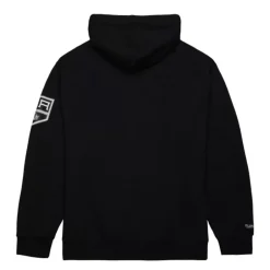 Men Mitchell & Ness Hoodies & Sweatshirts-Game Time Fleece Hoodie Current Logo Los Angeles Kings