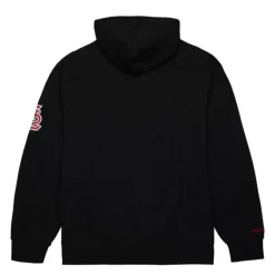 Men Mitchell & Ness Hoodies & Sweatshirts-Game Time Fleece Hoodie Vintage Logo St. Louis Cardinals